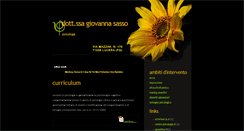 Desktop Screenshot of giovannasasso.it